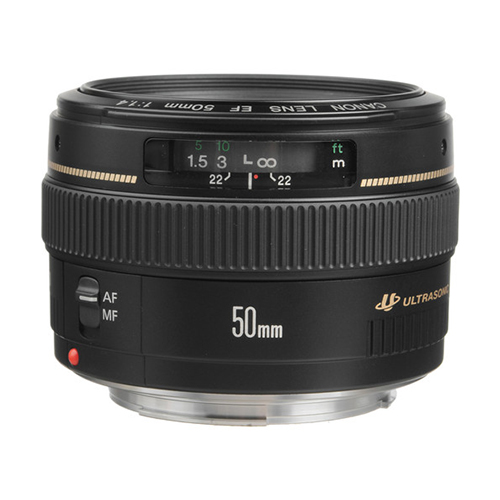 Canon EF 50mm f/1.4 USM - Matte Black Camera Rentals