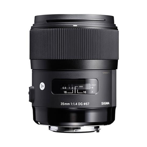 Sigma 35mm f/1.4 DG HSM Art Lens for Sony E - Matte Black Camera