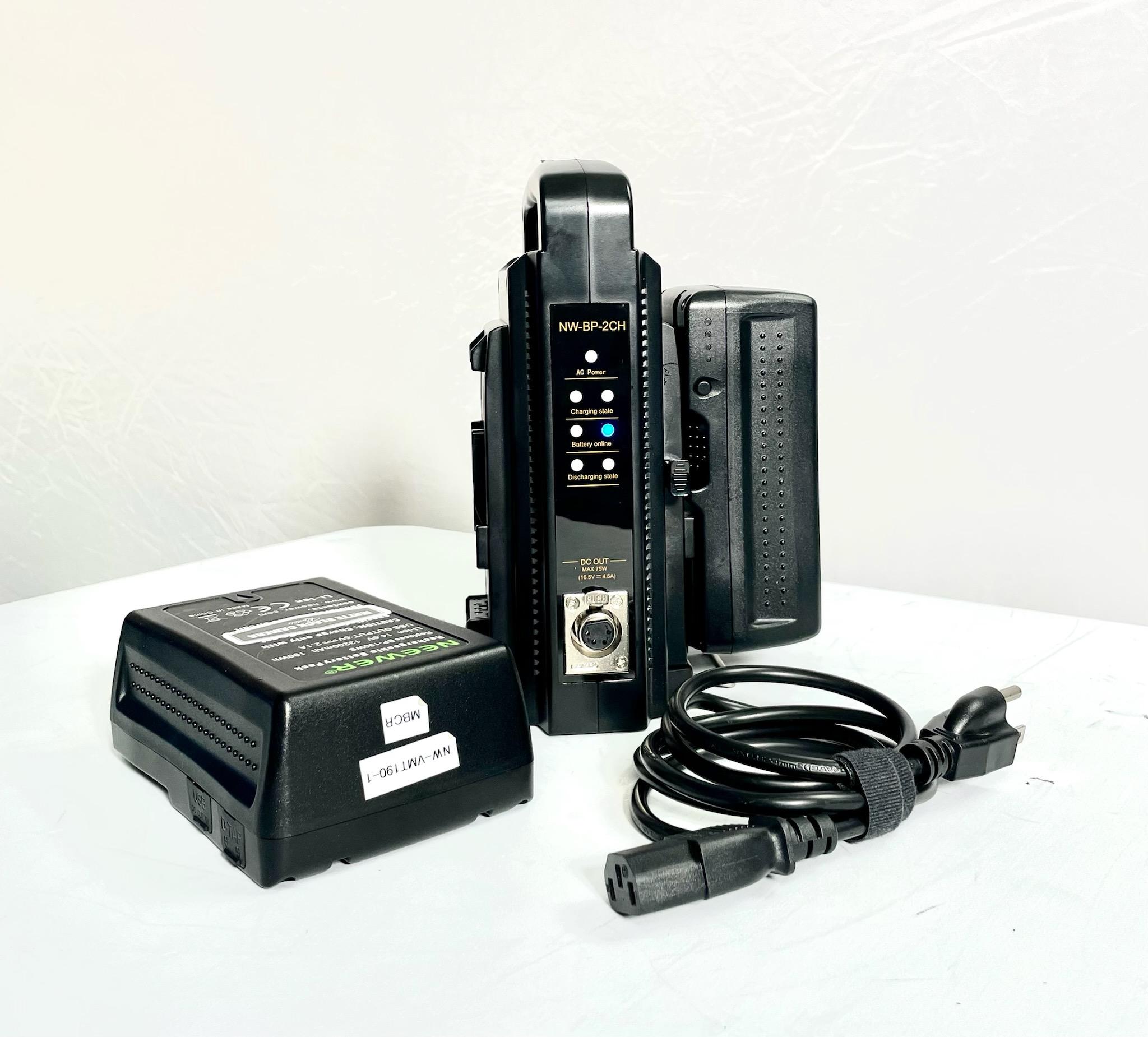 Kastar V-Mount Battery + Charger Kit For Sony PMW-EX330K & V Lock Cameras – 12000mAh